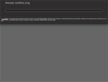 Tablet Screenshot of house-online.org